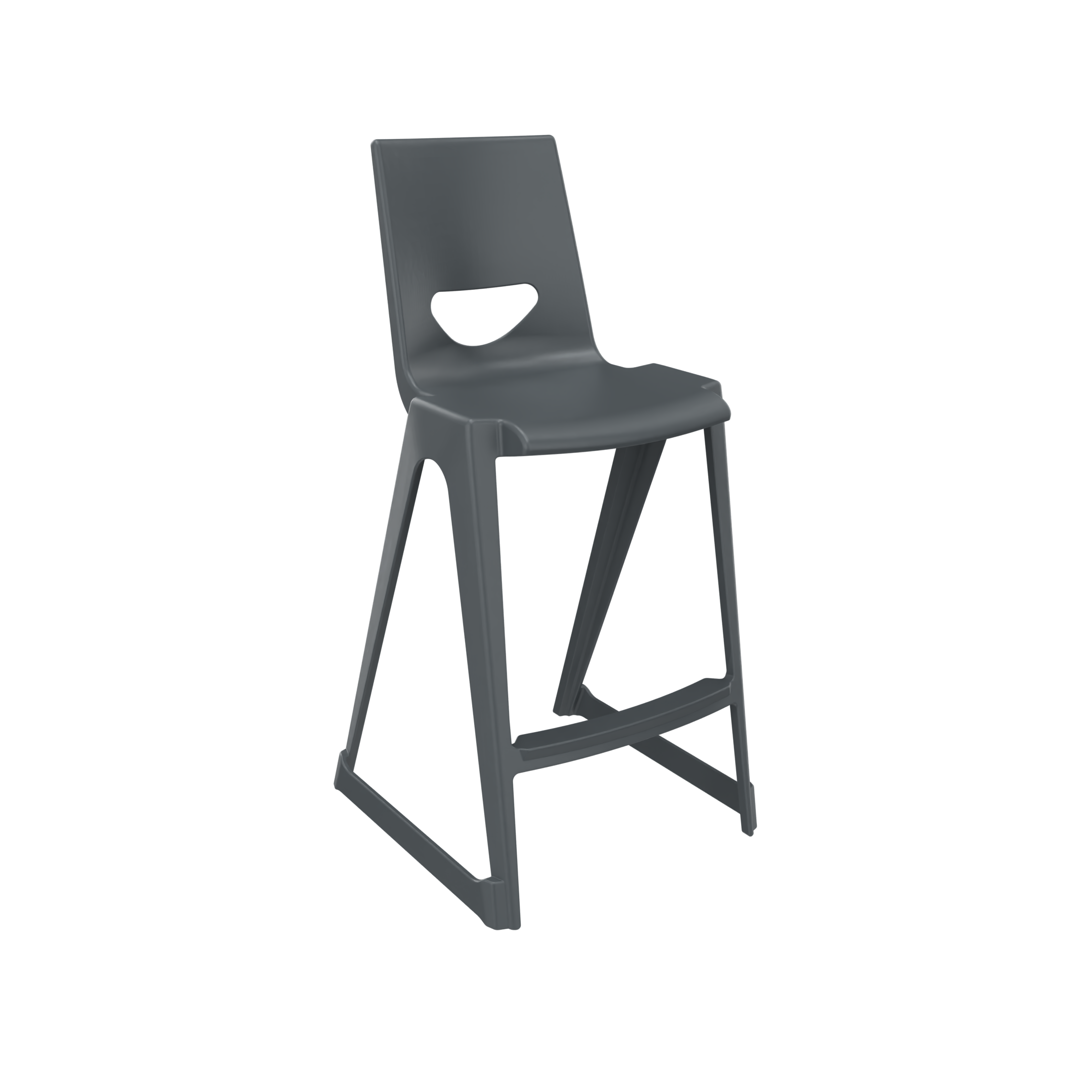 en one high chair H685 High Back - Night Grey - Angle.png